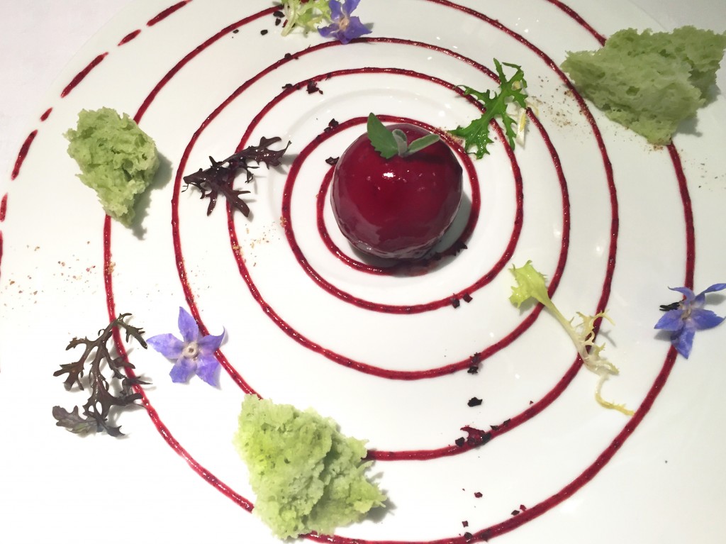 Foie gras royale, Burgundy-style blackcurrant chutney