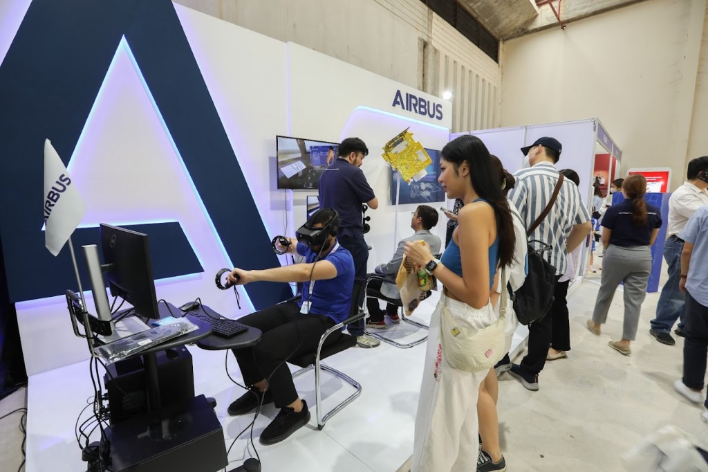 French Embassy Booth Airbus