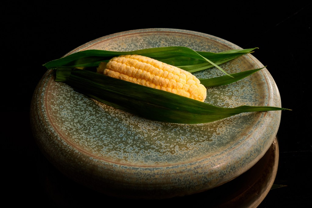 13. Corn Parfait with Roasted Coconut Slurpee