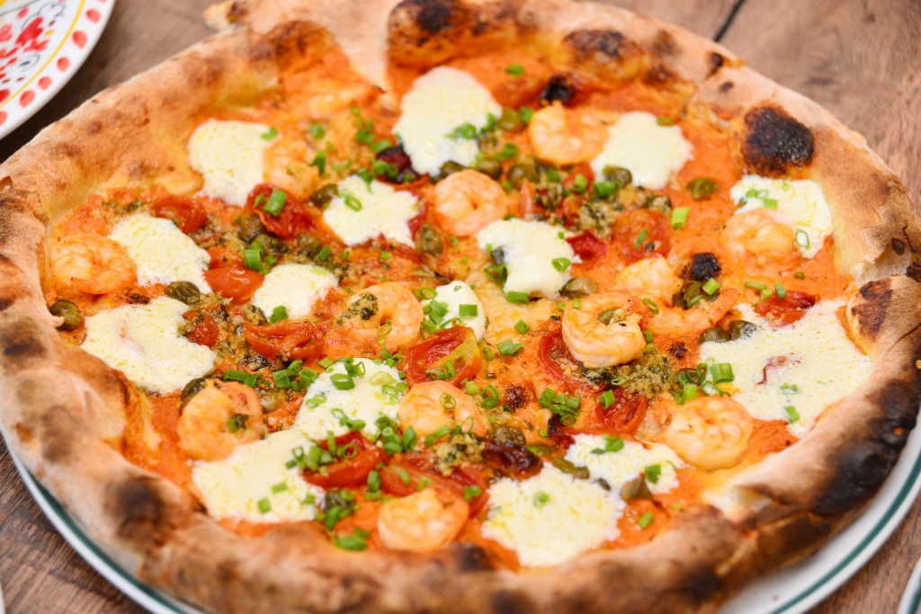 12. Pinky Shrimp Pizza