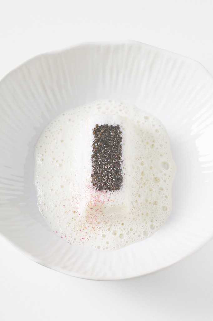 ASP_Wild sea bass with Kaviari Oscietra caviar and Champagne sauce